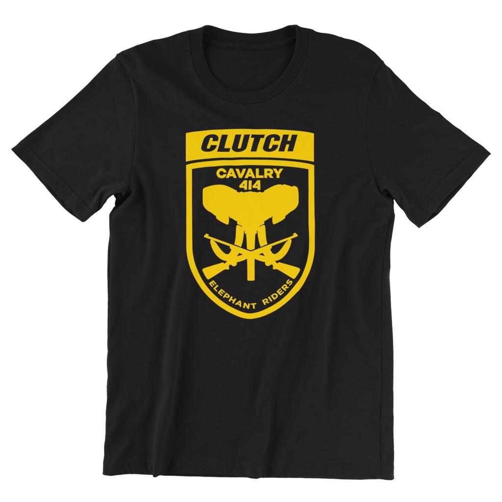 Clutch Elephant Knight Band Футболка 100% Хлопок Графическая футболка Мужская Женская Летняя Уличная Одежда Топ