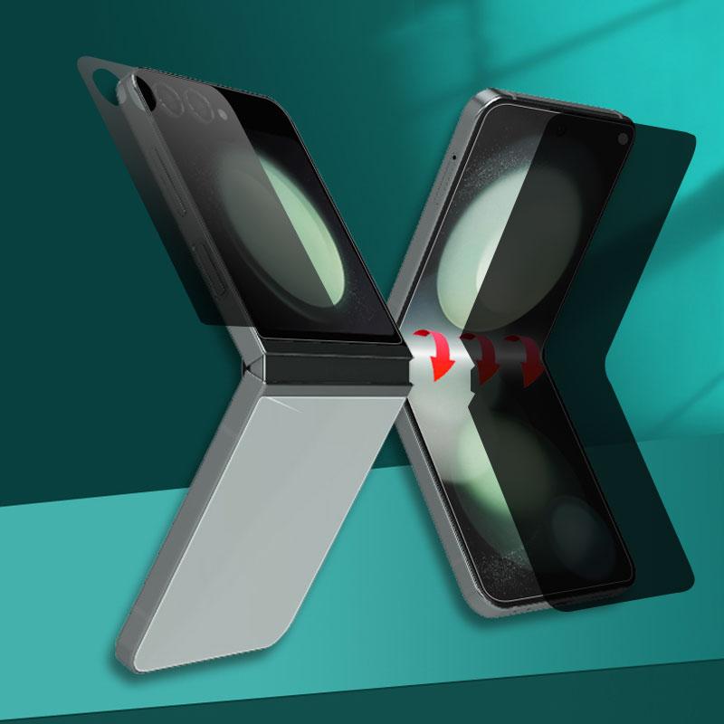 Защитная мягкая гидрогелевая пленка для экрана конфиденциальности для Samsung Galaxy Z Flip Z Flip3 Z Flip4 Z Flip5 Z Flip6