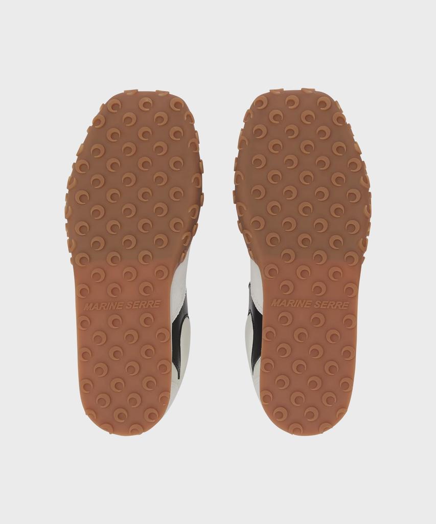 Marine Serre (M) Men'S Suede Leather Ms Rise Ecru