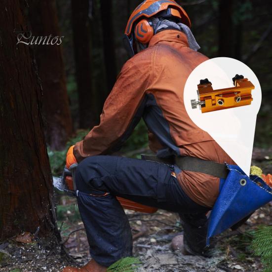 Точилка для бензопилы с гаечными ключами Компактный размер Съемный портативный набор приспособлений для заточки зубов цепной пилы с ручным управлением