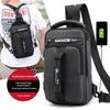 Men's USB Charging Multifunction Shoulder Chest Bag Backpack