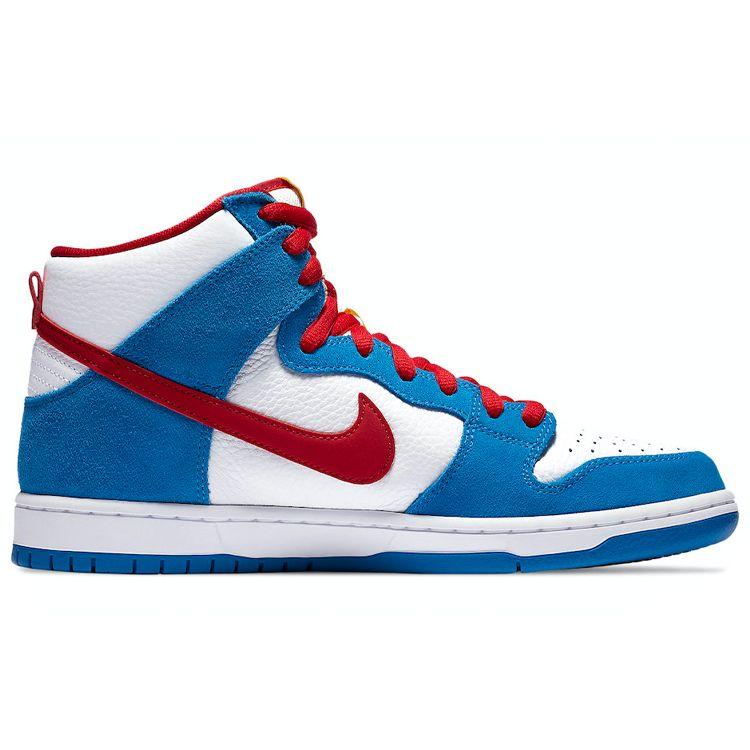 Nike Dunk High SB Doraemon Unisex Sneakers Blue Light-Photo-Blue Speed-Yellow CI2692-400