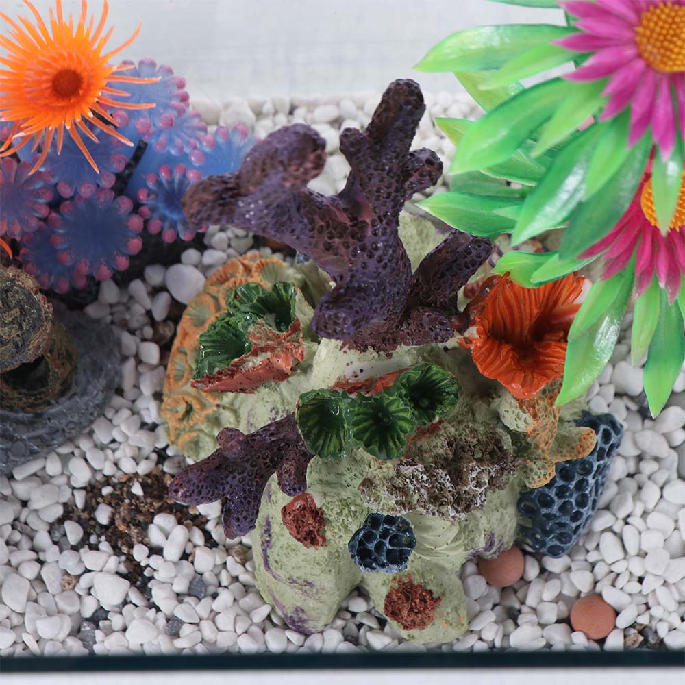 Имитация Искусственный Коралл Декоративный Коралл Украшение Укрытие для Рыб и Креветок Аквариум