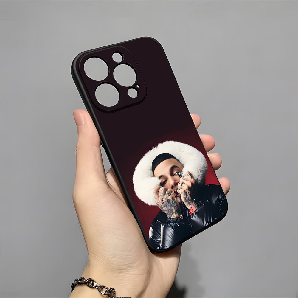 Чехол для телефона Sfera Ebbasta Singer для IPhone 17 Pro Max 16 15 14 Pro Max 13 11 X Xs Xr 8 7 Plus Силиконовый чехол