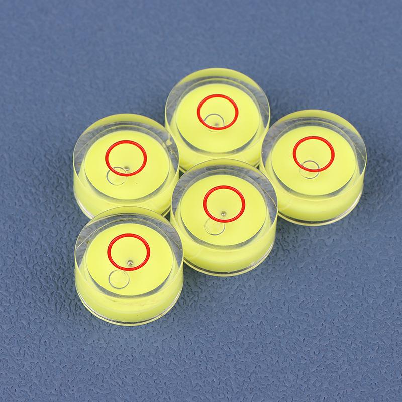 5 шт. Мини-круглый высокоточный пузырьковый уровень «бычий глаз» Инструмент Горизонтальный прецизионный пузырьковый уровень Измерительный инструмент