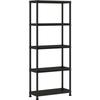 Полка для хранения - КЕТЕР - ETAGERE PLUS 75/5 - 5 полок - черный