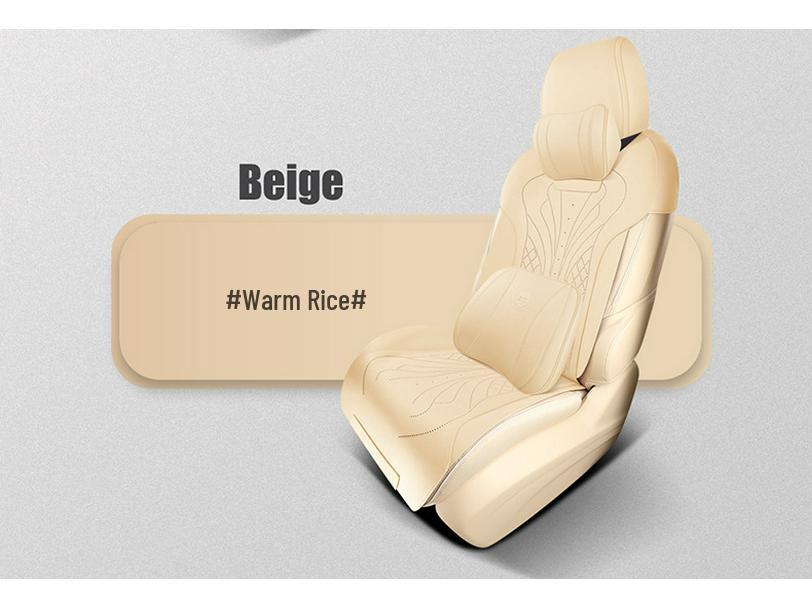 Buick GL8 Car Seat Cushion: Semi-Surround Suede Saddle Pad