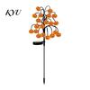 Outdoor Ambient Illumination Solar Pumpkin Stake Lights, LED Glowing Garden Light, Halloween Auto Sensing Lawn Lamps Yard Lantern, IP65 Waterproof