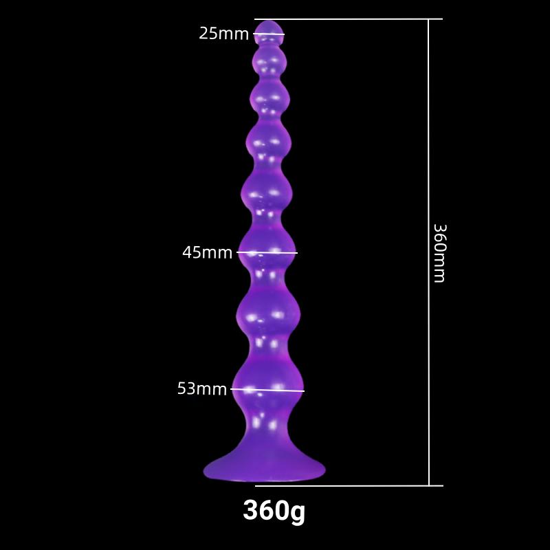 PVC Anal Plug Bead Butt Plug Prostate Massages Masturbator Sex Toys for Man Anal Dilator Sex Products
