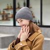 Утепленная теплая вязаная шапка для мужчин и женщин, для пар, зимняя шерстяная шапка, уличная ветрозащитная лыжная шапка-пуловер от холода