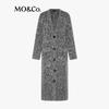 MO&Co. Hand-Brushed Mohair Wool Blend Long Cardigan
