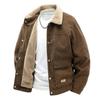 Men's Winter Corduroy Jacket Casual Thick Warm Coat