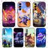 Чехол-бампер C-Clash Royale для Samsung Galaxy S25 S24 S23 Ultra S22 S21 Plus S20 Черный Мягкий Силиконовый Защитный Чехол