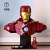 LEGO Marvel 76327 Buste d’Iron Man MK4 - Set De Construction Pour Adulte - Idée Cadeau