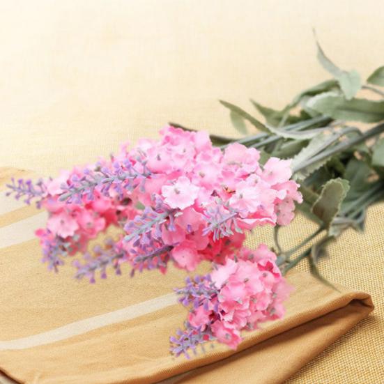 10 голов 1 букет из искусственного шелка с лавандой, искусственный садовый цветок, домашний декор