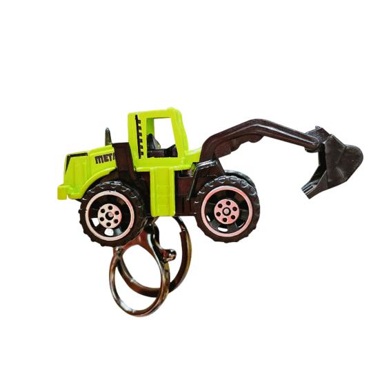 Миниатюрные инженерные машинки, брелок-шарм, инерционная мультяшная игрушечная машинка, брелок-подвеска, крючок с защитой от отсоединения, инструмент для снятия стресса