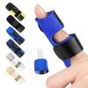 Finger Splint with Adjustable Fastening Strap Soft Breathable Middle Finger Support Protection Finger Stabiliser Brace for Adults Children