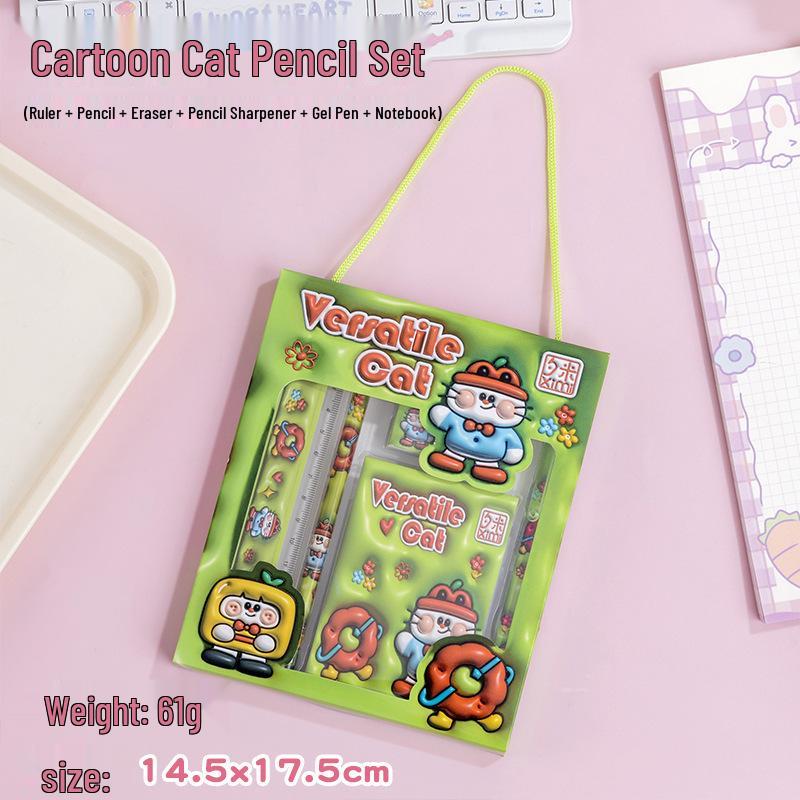 Children's Day Prize: 10-Piece Stationery Set for Students and Kindergarten Birthday Gift