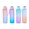 900Ml Water Bottle Student Drink Bottle With Straw Plastic Sports Water Cup Fitness Jugs Sports Water Bottle Space Cup