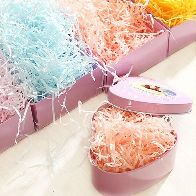 10g/20g Colorful Shred Crinkle Paper Raffia Shredded Confetti Birthday Gift Box Filling Wedding Party DIY Packaging Decor