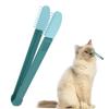 Расческа для домашних животных, щетка от слезоточивых пятен, ручная протирка для кошачьих глаз, протирание глаз, щетка для очистки какашек, многоразовая конструкция с пряжкой для аксессуаров для кошек