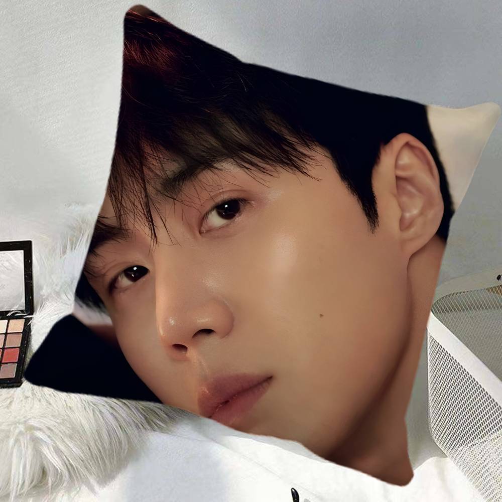 Kim Seonho Pillow Case Square Pillow Bedroom Sofa Leisure Comfort Cushion Car Home Decoration