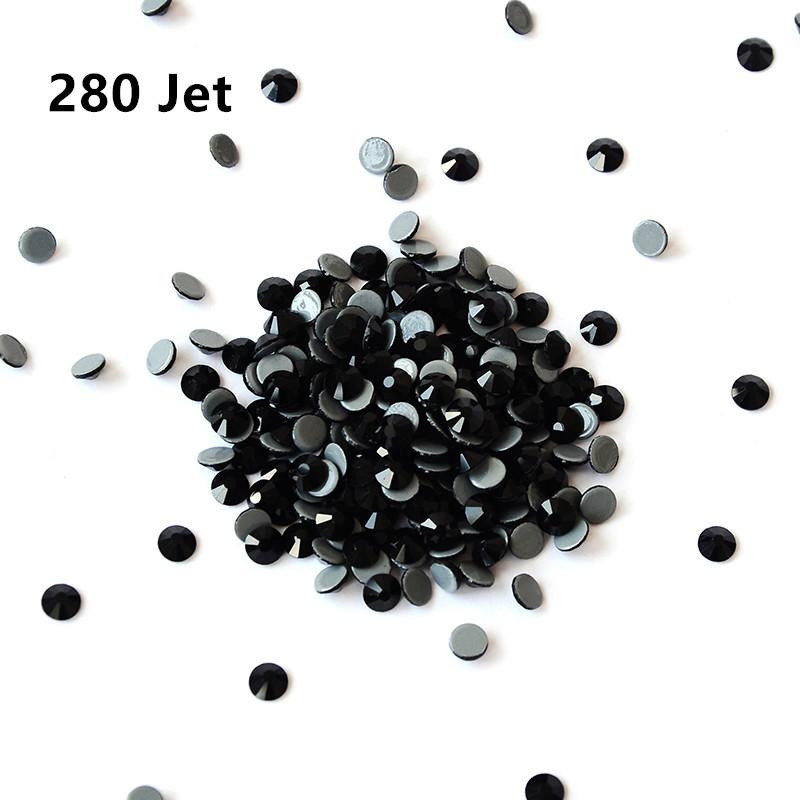 China Bulk Hot-fix Flat Back Rhinestones Bulk Crystal Glass Hotfix Rhinestones for Clothing Garment