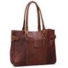 Handmade Rustic Genuine Vintage Real Goat Leather Tote Handbag Purse Women's Bag