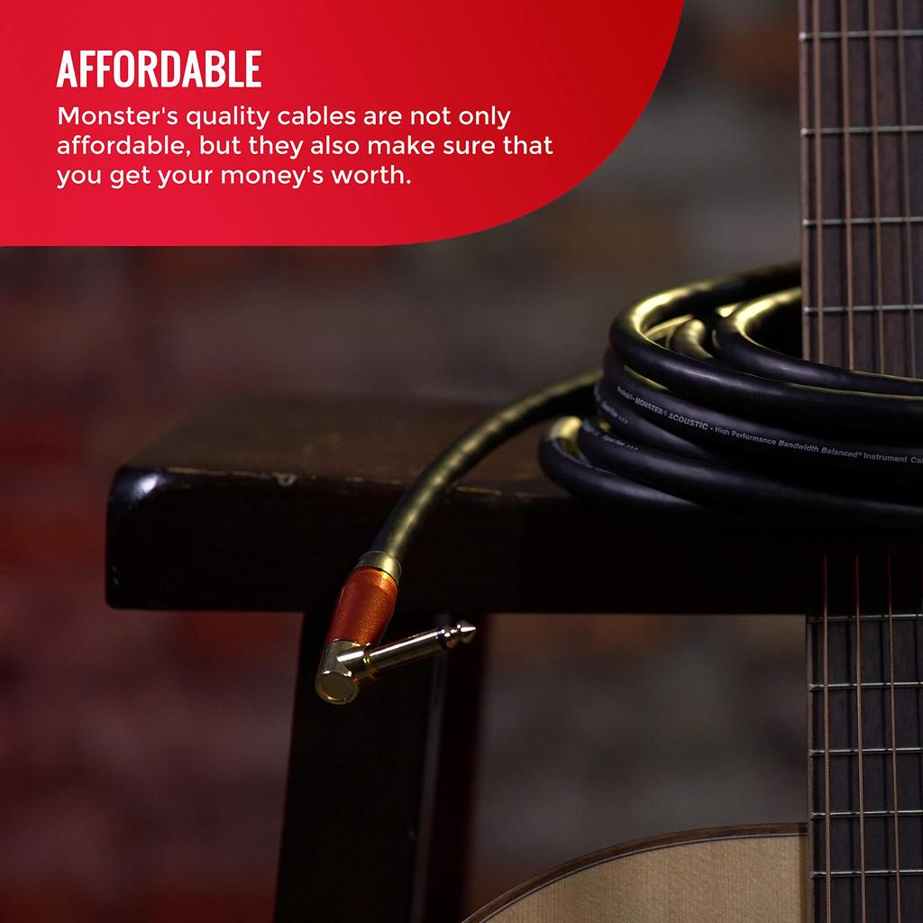 MONSTER CABLE Instrument Cable Acoustic Guitar Cable Length 12ft Direct XL Plug M 600557 ACST2-12A []