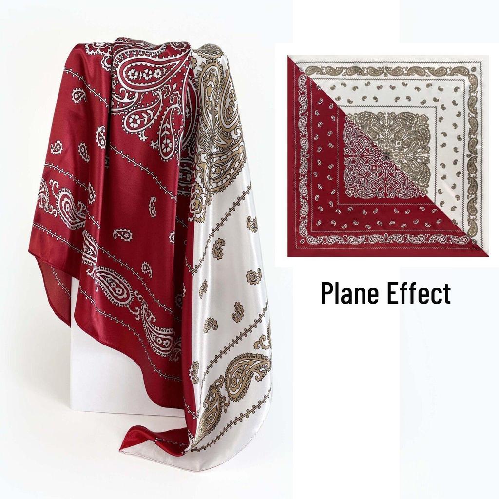 Men's Silk Neck Warmer: Professional British Style 70x70 Scarf