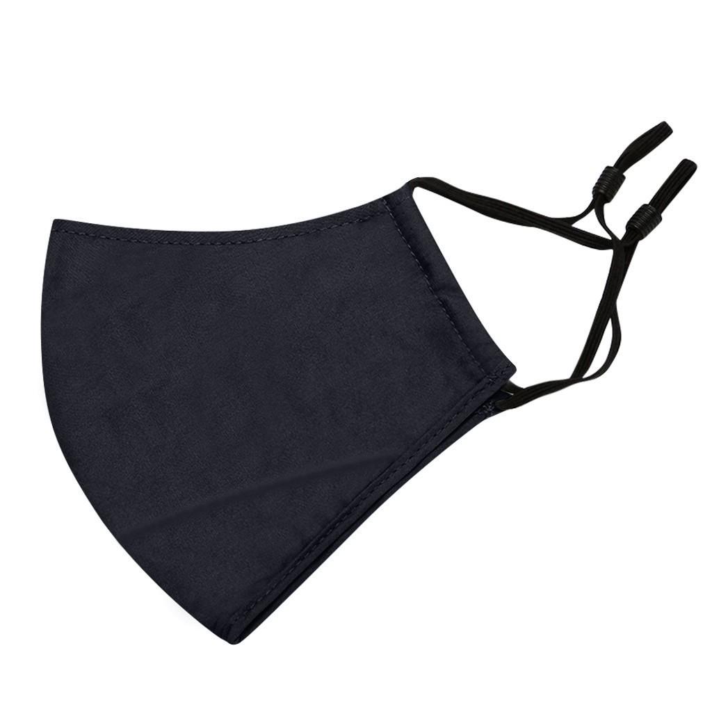 1 шт. Классические однотонные маски для лица Взрослые Дышащие Моющиеся Тканевые маски Модные маски с принтом Женские Защита для рта Cubrebocas