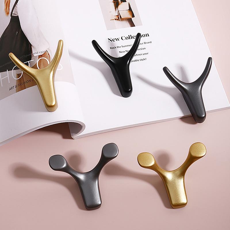 Современный скандинавский светлый роскошный алюминиевый сплав новый подвесной крючок для ванной комнаты, гардеробная дверь, настенный крючок для одежды и гардероба