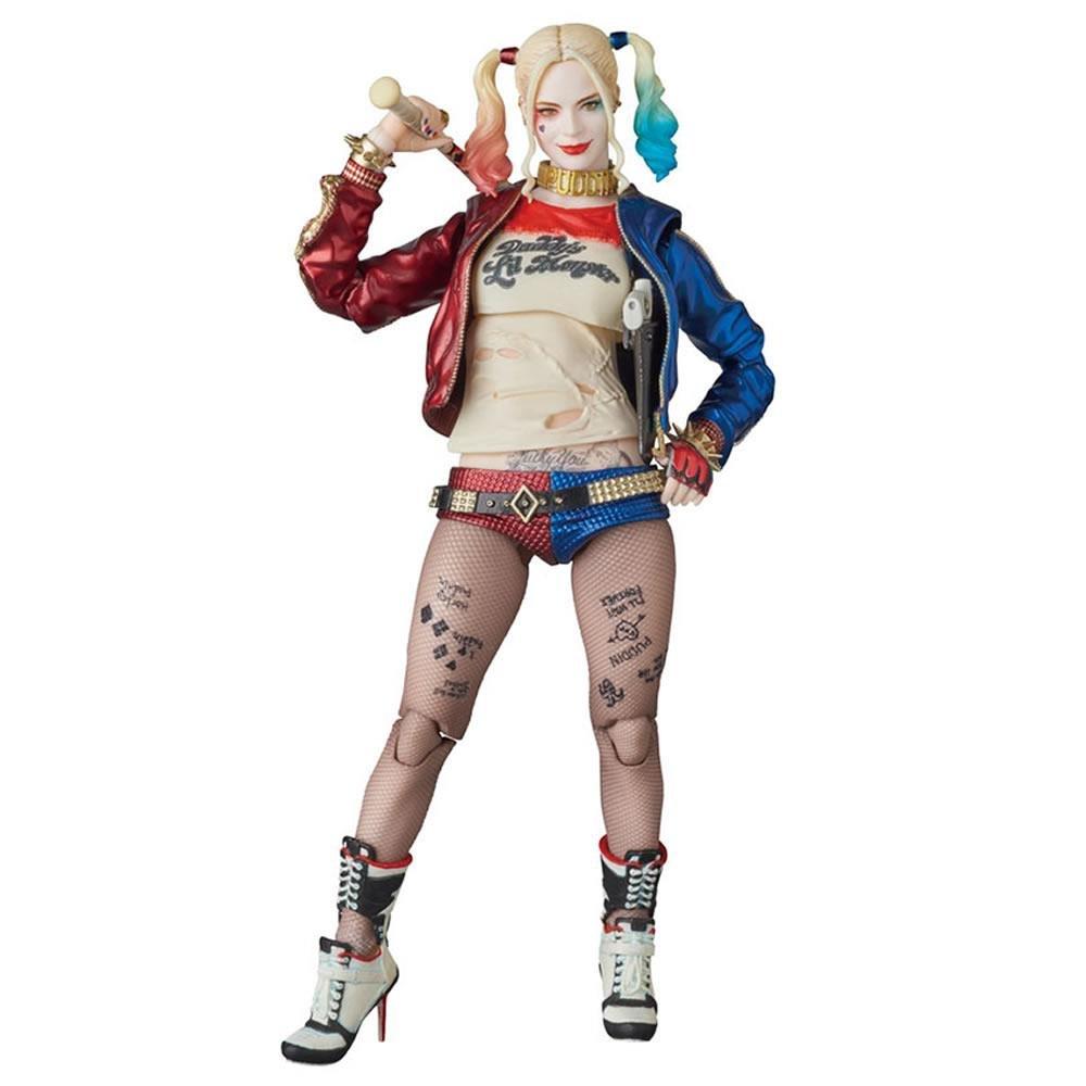 Фигурка MAFEX HARLEY QUINN окрашенная "ОТРЯД САМОУБИЙЦ" немасштабная ABS&ATBC-ПВХ