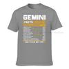 Gemini Facts Zodiac Tshirt Funny Gemini Birthday Gifts T Shirts Crazy Graphic Unisex Tees Crazy Cotton