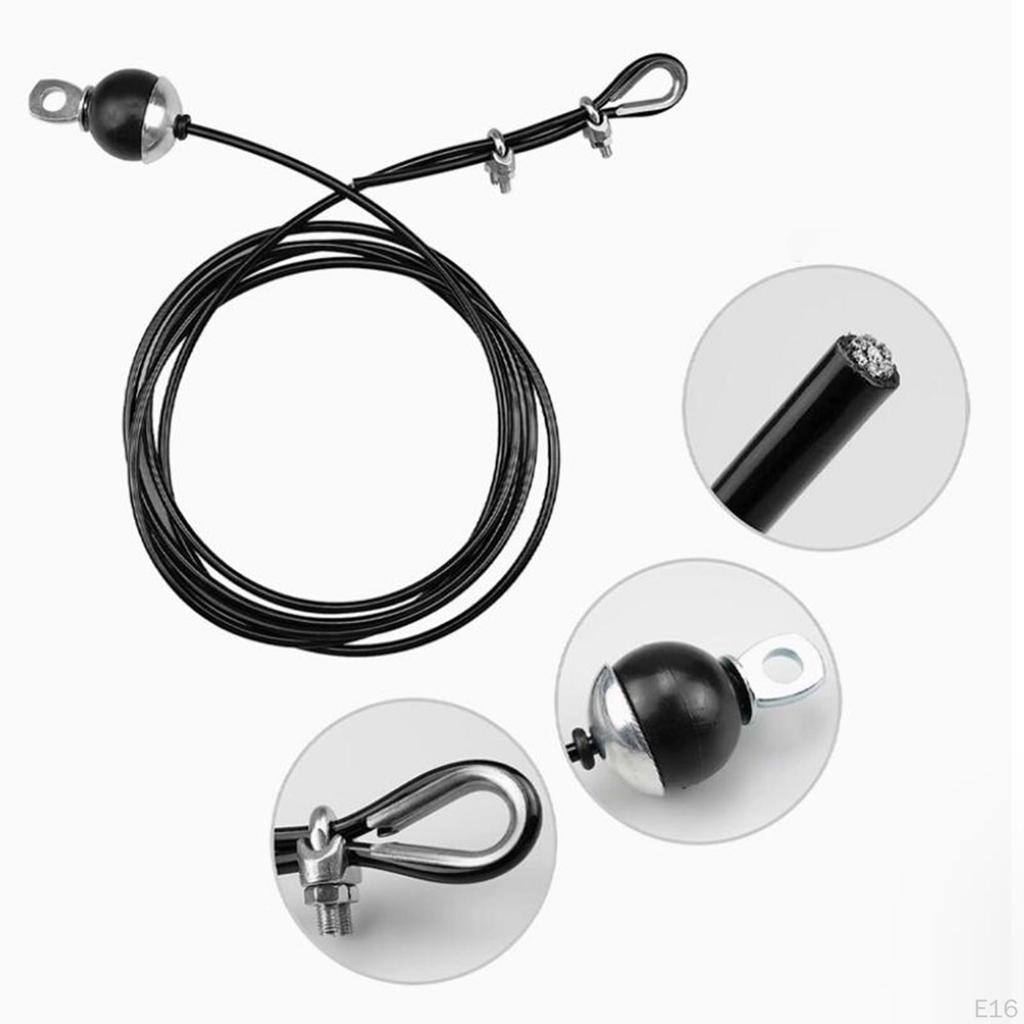 Фитнес-блок стальной трос для домашнего оборудования диаметром 6 мм для силовых упражнений и