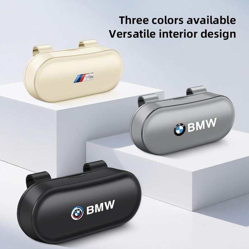 Car Sun Visor Glasses Storage Box Interior Accessories Stickers For BMW G80 G06 G07 G42 G14 G15 G16 F82 F20 F21 F83 M2 M3 M4 M5