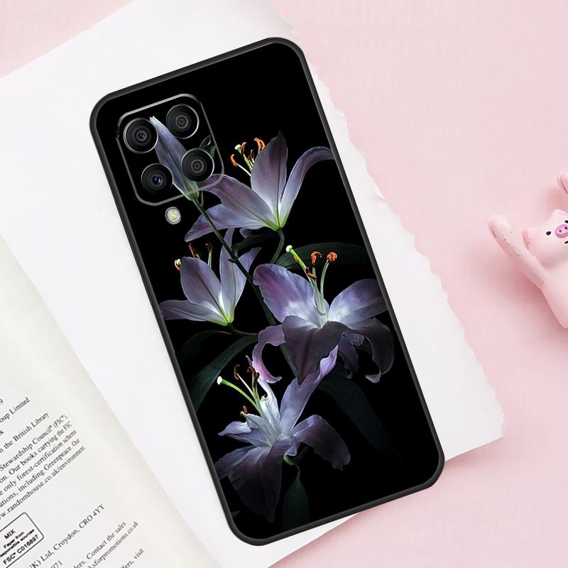 Цветная Цветок Лилия Для Samsung Galaxy M13 M23 M33 M53 M30s M31s M32 M52 M12 M55 M15 M20 M21 M51 M34 M54 Чехол