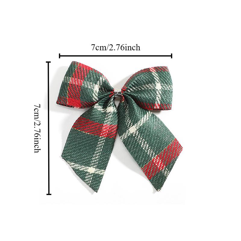 25pcs Christmas Bows Christmas Ornaments Gold Red Bows Christmas Tree Ornaments New Year Decorations Mini Bows Gift Bows