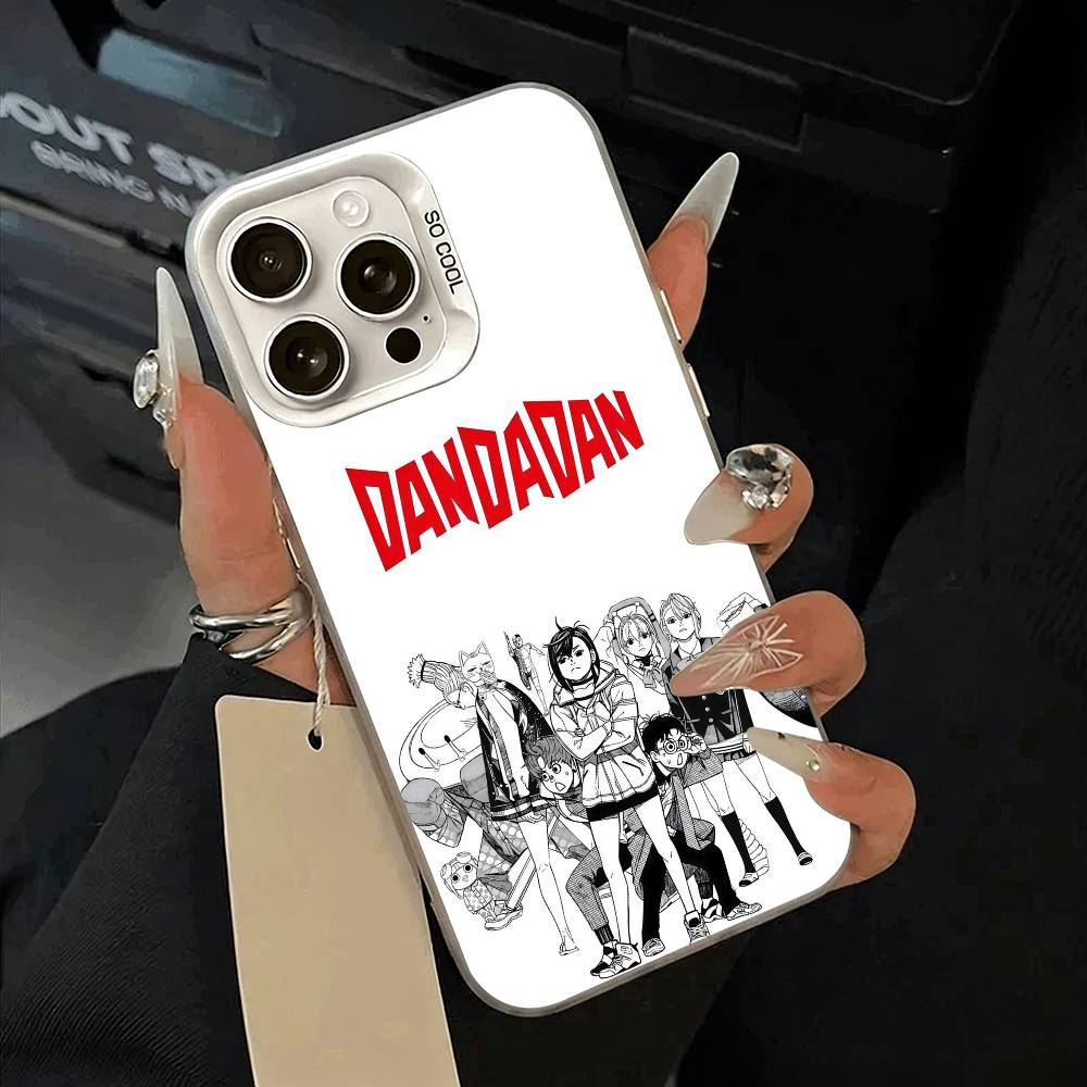 Popular anime-D-Dandadan Phone Case For iPhone 17,16,15,14,13,12,11 Plus,Pro Max,XS,white silver phone case