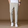 2024 Men's Elastic Slim Casual Pants - Spring, Autumn, Summer Business 9-Point Trousers