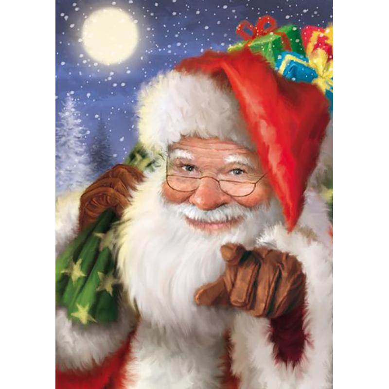DIY мультфильм Санта-Клаус 5D алмазная живопись полная круглая дрель Алмазная вышивка Рождественский подарок наборы для вышивки крестом домашний декор