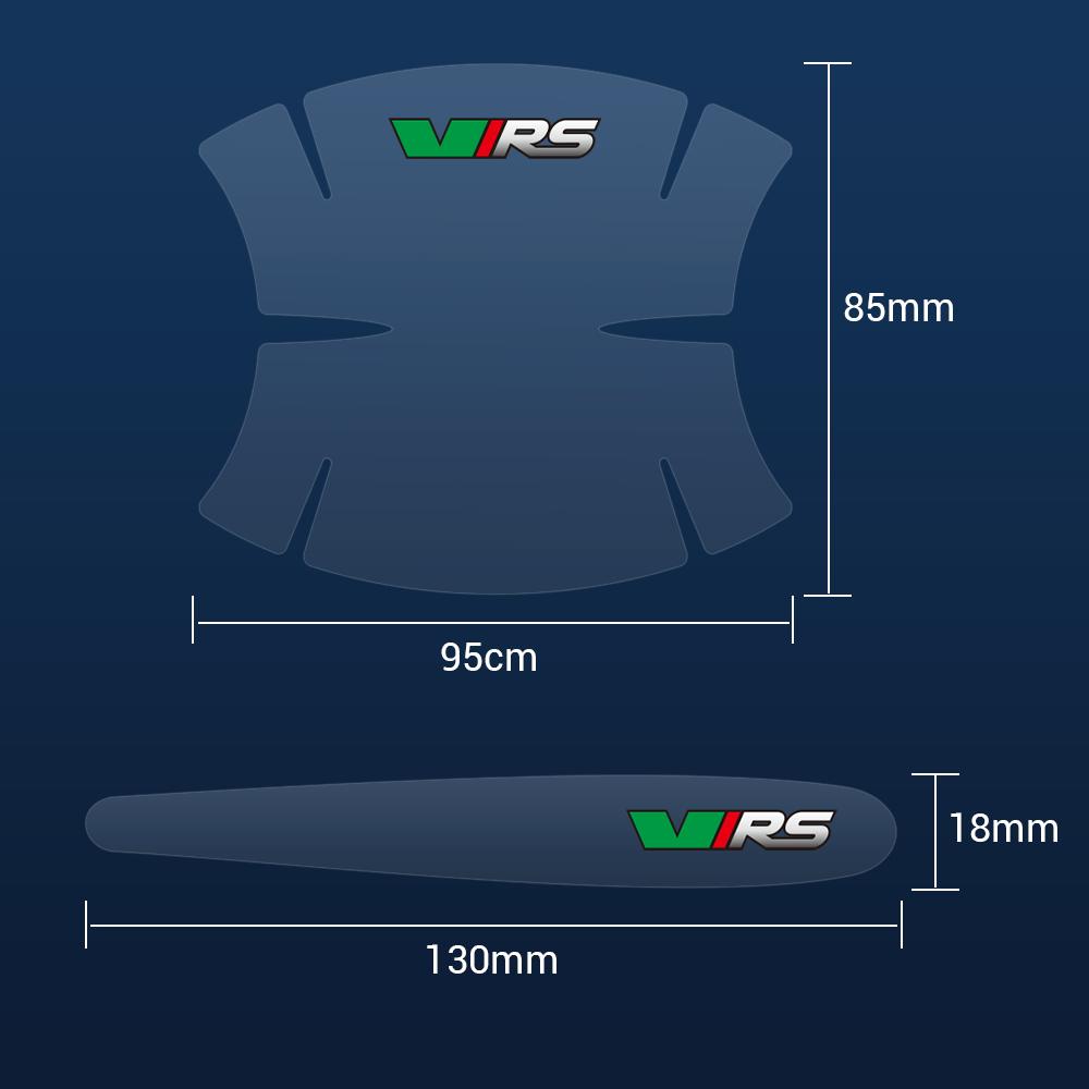 NADH5 8PCS Car Door Handle Cup Protector Stickers Protection Film Accessories For Skoda VRS Fabia Rapid Superb Octavia Kodiaq Scala A5