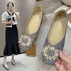 Летний маст-хэв Туфли Doudou для женщин новая высококлассная зарубежная мода на плоской подошве универсальные ленивые туфли-однопедальки для женщин
