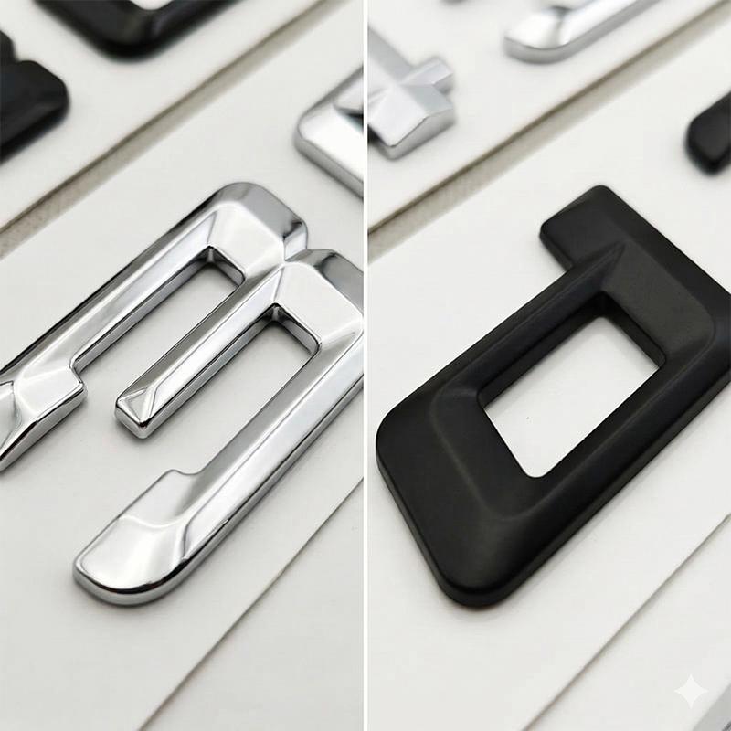 Glossy Black Chrome 430i 430d Trunk Letters Emblem Badge Logo Decal Sticker For BMW 4 Series F32 F36 G22 Car Styling Accessories MA6