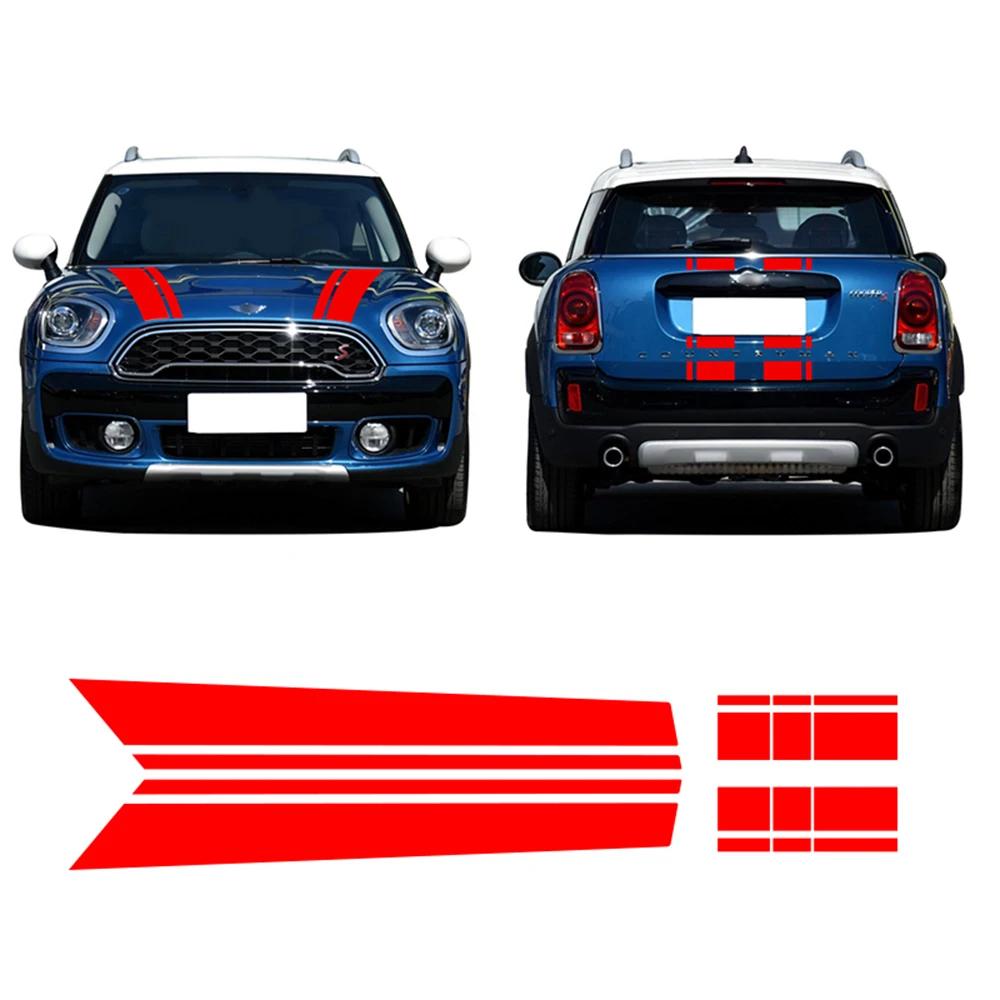 Автомобильная полоса на капот, наклейки на багажник для MINI Cooper JCW R55 R56 R60 R61 F54 F55 F56 F60 Countryman Clubman