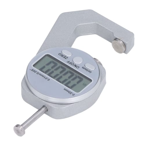Electronic Microgauge, Micrometer, 0-20mm, Digital Thickness Gauge, Aluminum Thickness Meter, LCD Display