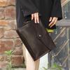 Women's Genuine Leather Flap Messenger Bag - Large Capacity, Vegetable Tanned, Single Shoulder Crossbody Clutch
