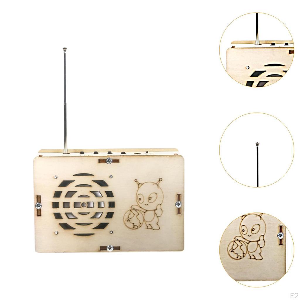 DIY Radio Model Science Kits Experiment Project Assembly Classroom Teaching Building Set for