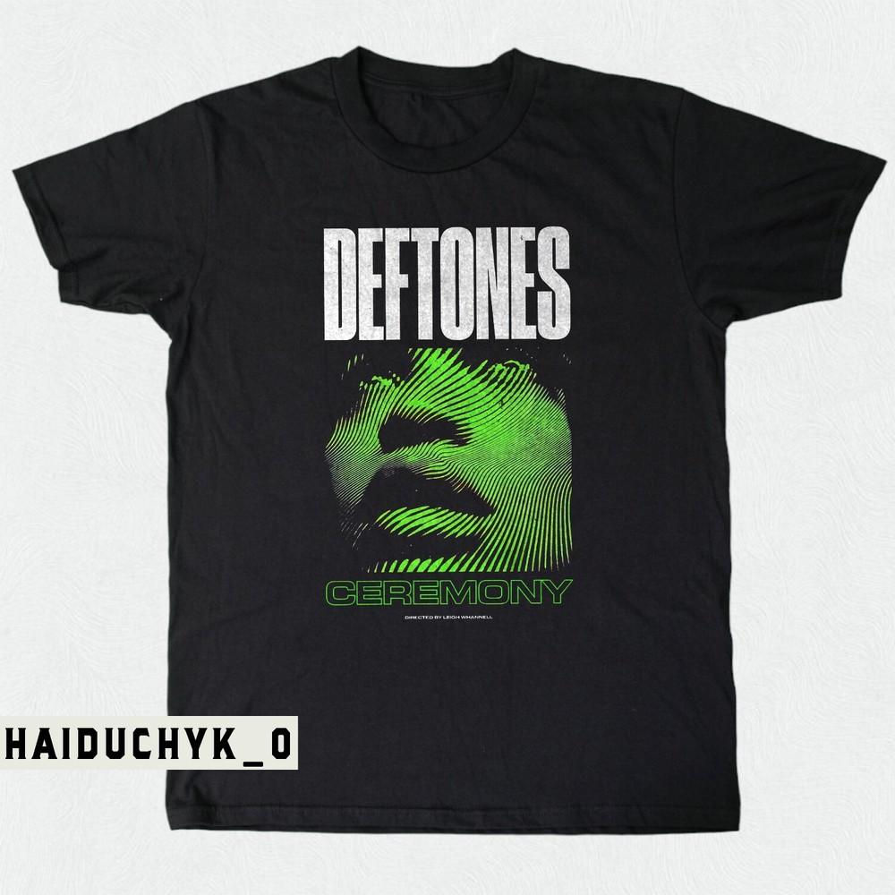 DEFTONES CEREMONY Rock Band Unisex Black T-shirt Size S-5XL Unisex T-Shirt