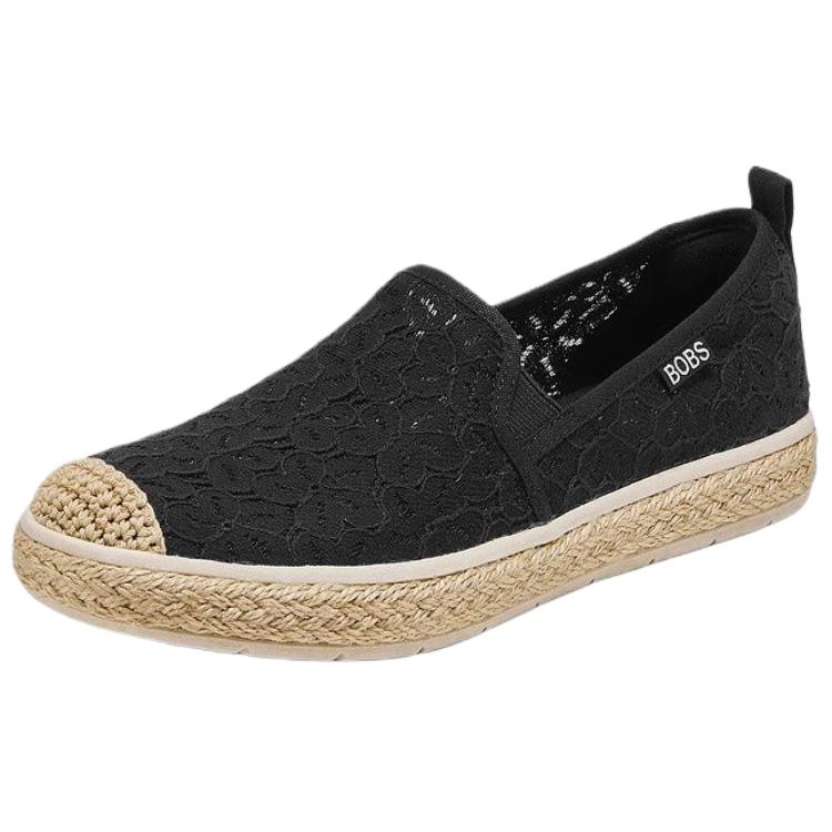 Skechers BOBS Мягкие и удобные туфли Мэри Джейн Женская обувь Черный 114046-BLK